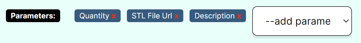 Parameters in workflow